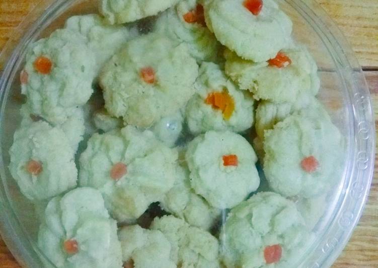 Langkah Mudah untuk Membuat Kue kering semprit susu 3 bahan#selasabisa#bikinramadanberkesan Anti Gagal