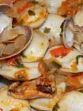 Pastas con almejas y mejillones