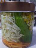 Acar Sayur (kubis, wortel, jagung, mentimun/timun)