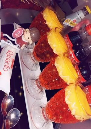 صورة لوصفة جيلي مع كاسترد 🎉😍
