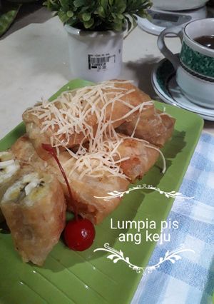 Foto resep Lumpia Pisang Keju