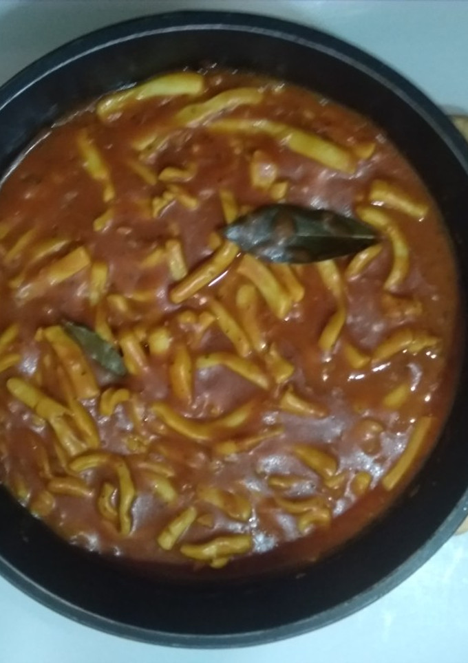 Una foto de Calamares en salsa
