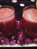 Fresh carrot juice