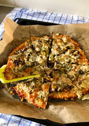 Foto resep Pizza Brokoli / Broccoli pizza