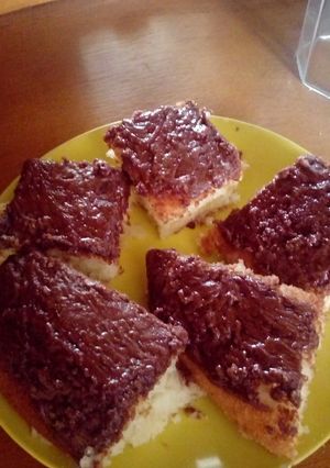 صورة لوصفة كيكة خفيفه ريشه ببيضه واحدة 🍪