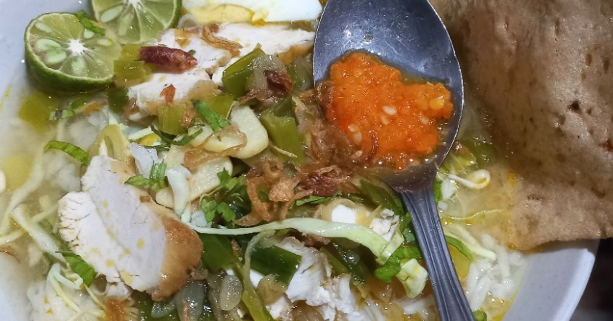 Soto ayam bening seger