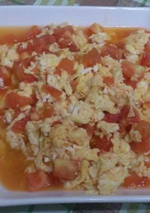 Foto resep Tomat tumis Telur