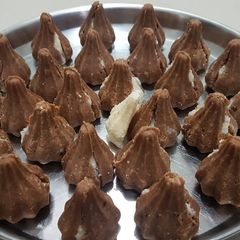 A picture of Fireless and twist is my modak made by biscuit.