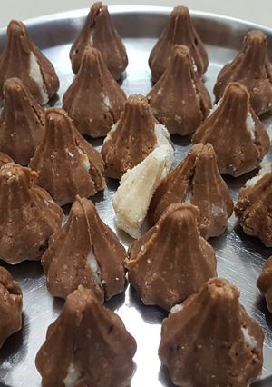 A picture of Fireless and twist is my modak made by biscuit.