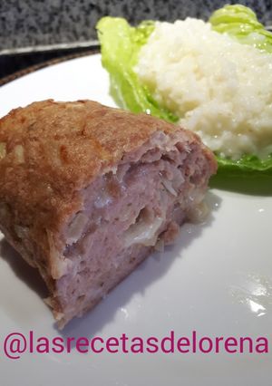 Una foto de Rulo de carne relleno de queso