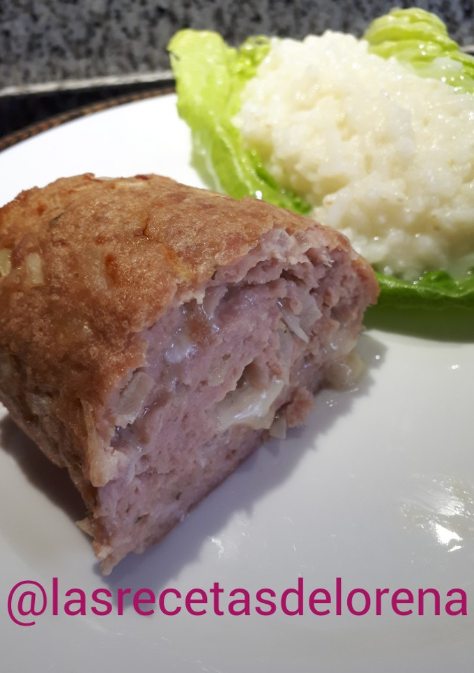 Una foto de Rulo de carne relleno de queso
