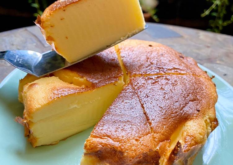 Resep Air Fryer Basque Burnt Cheese Cake Anti Gagal
