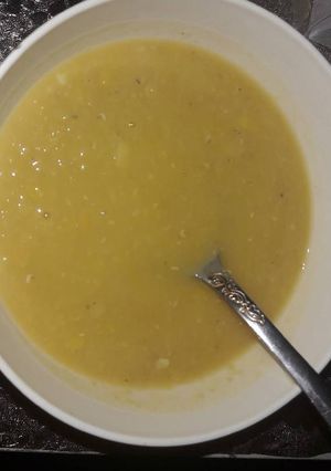 صورة لوصفة شوربة عدس