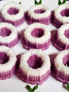 Foto resep Putu ayu ubi ungu