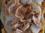 A picture of chicken breast breakfast