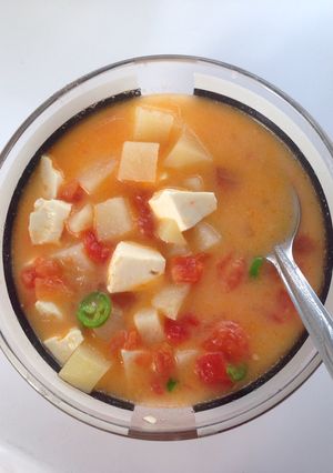 Una foto de Caldo de panela
