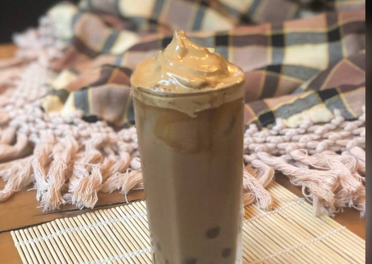 Resep Dalgona Latte Bobba Anti Gagal