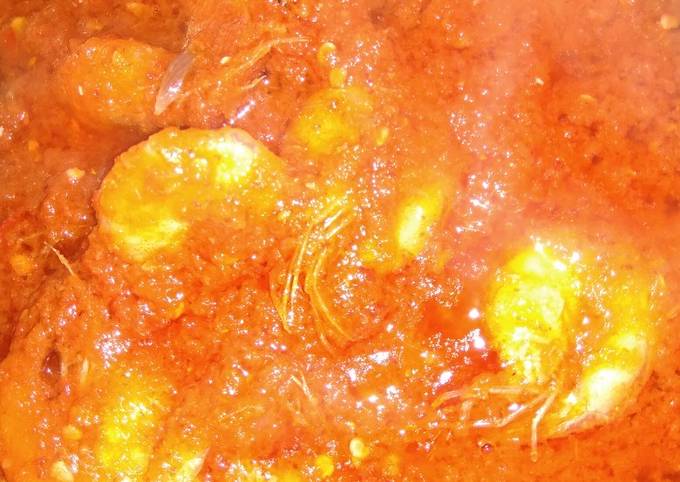 Resep Udang balado Anti Gagal