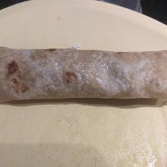 A picture of Smashed brown chana frankie.