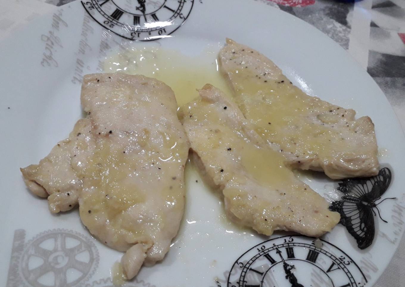 Pechuga de pollo en salsa