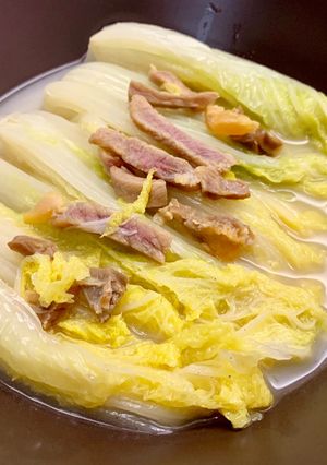 火腿津白(娃娃菜) 的食譜成品照片