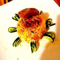 Chicken salan biryani A picture of Chicken salan biryani.