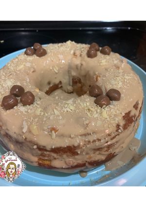 صورة لوصفة كيكة السنيكرز