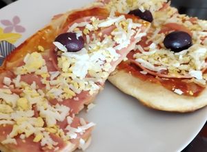 Una foto de Pizza casera