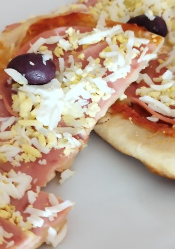 Una foto de Pizza casera