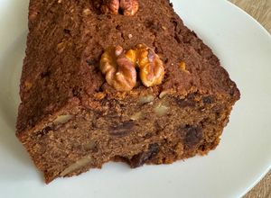 Datolyás-Diós-Kávés vegán sütemény recept fotója