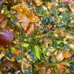 Igala Vegetable soup A picture of Igala Vegetable soup.