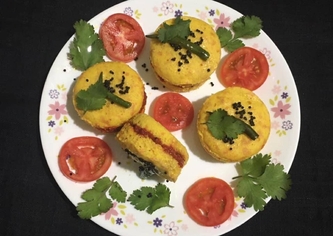 Disc Dhokla Sandwich