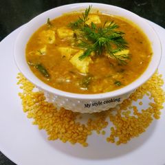 Moong Paneer curry A picture of Moong Paneer curry.