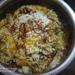 A picture of Kheema biryani.