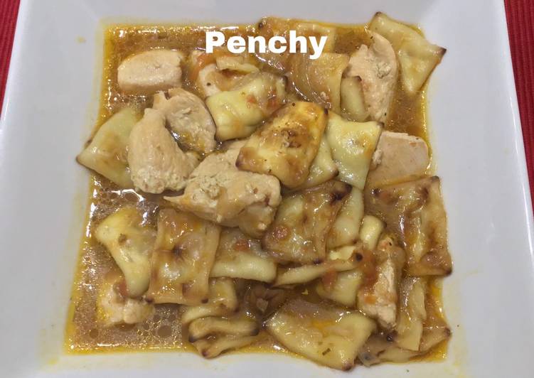 Gazpachos manchegos de pechuga de pavo