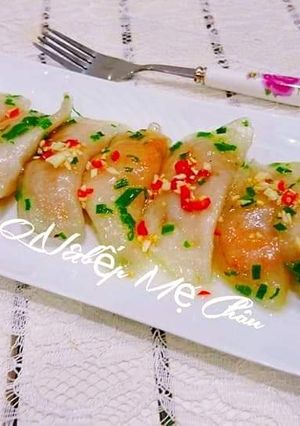 Hình của món Bánh bột lọc nhân tôm thịt.