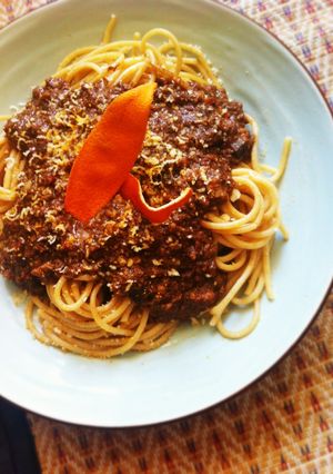 รูปของ Cocoa hot and spicy sauce spaghetti <3 Valentine Set 1/2 <3