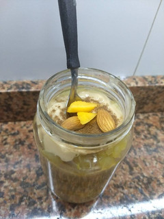 Una foto de Postre de manzanas light