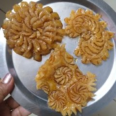 A picture of Bengali Nokshi Pitha.