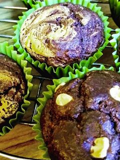 Una foto de Muffins marmolados sin TACC