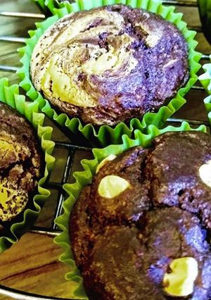 Una foto de Muffins marmolados sin TACC