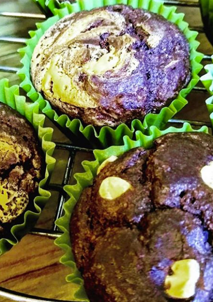 Una foto de Muffins marmolados sin TACC