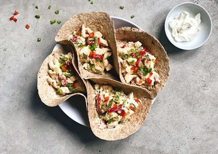 Receta de fajitas de pollo y verduras fáciles y deliciosas