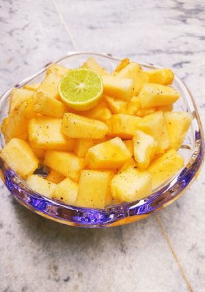A picture of Honeydew Chaat 😋.