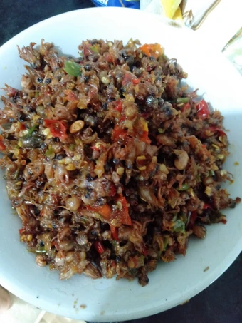 Cara Simple Membikin Resep  Cumi asin pedas manis yang Lezat Sekali, Lezat