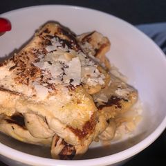 A picture of Butter Toast Bread with Coconut Flakes.