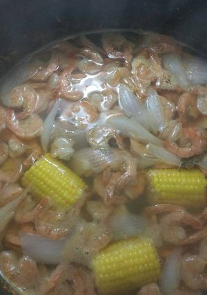 A picture of Boiled shrimp.