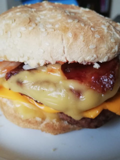 Una foto de Hamburguesa casera