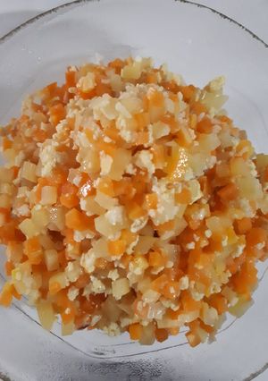 A picture of Sautéed Potatoes and Carrots (Filling for Risoles, Spring Rolls, Pastel, etc.).