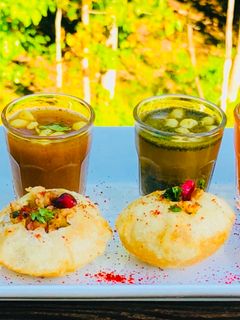 પાણીપુરી નું પાણી - ચાર અલગ ફ્લેવર(Four Different Types Of Water Pani Puri Recipe In Gujarati) રેસીપી મુખ્ય ફોટો